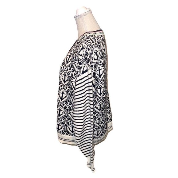 Vintage Robert Scott 100% Cotton Nautical Themed Cardigan - Picture 5 of 11